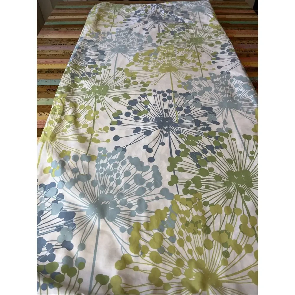 THE COMPANY STORE 3pc Duvet Cover Full Size 84 X 90 Dandelion Retro 100% Cotton